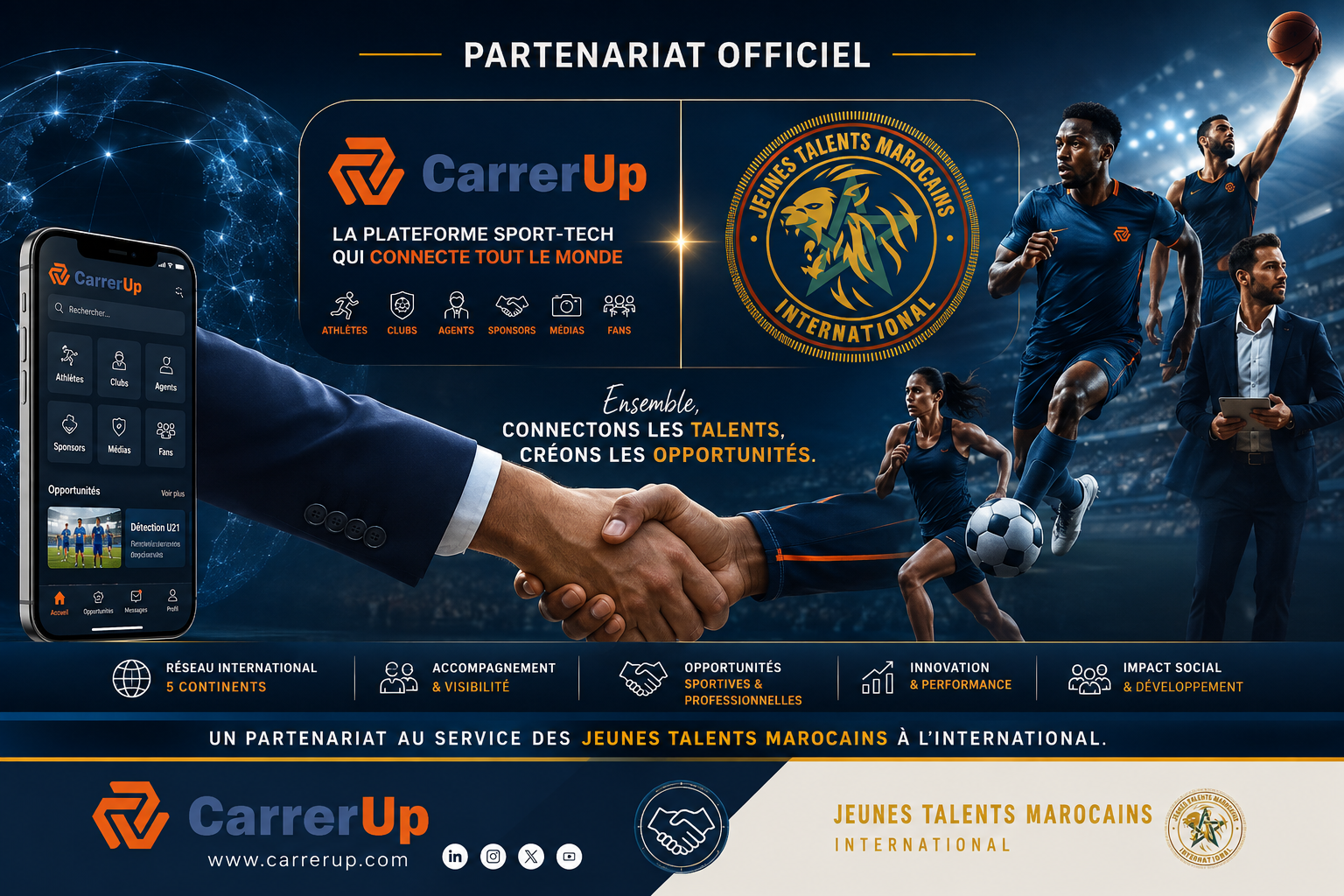 🤝 NOUVEAU PARTENARIAT — CARRERUP × JTMI 🇲🇦🌍